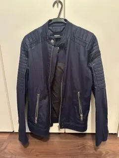 ☆美品☆ DIESEL ディーゼル ナイロンライダースジャケット Mサイズ DIESEL ディーゼル J-GLORY-NW ナイロン ライダースジャケット