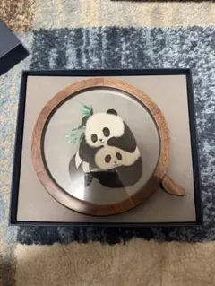 中国 蘇州 伝統工芸品 両面刺繍 パンダ - メルカリ