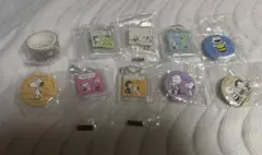 くら寿司 スヌーピー まとめ売り アクリルキーホルダーコンプリートセットのサムネイル