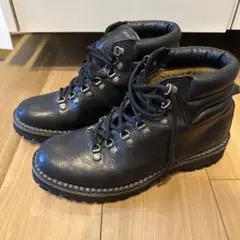 Cebo 黒 レザー ワークブーツ セボ