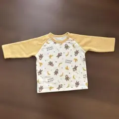 西松屋 トップス ゴリラ バナナ 裏起毛 トレーナー