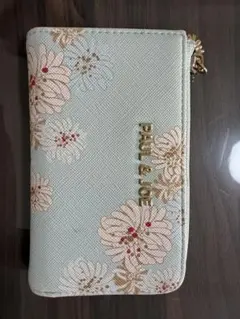 PAUL & JOE 花柄キーケース 水色のサムネイル