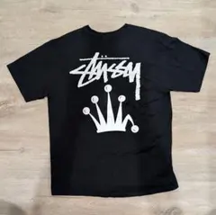 Stüssy ブラック 黒　Tシャツ 　Lサイズ