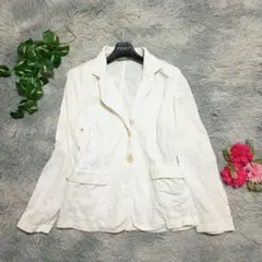 MAX MARA マックスマーラ リネンテーラードジャケット 38 Mサイズ
