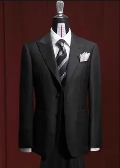 新品未使用】メンズブラック礼服スーツ(洋服の青山) - メルカリ