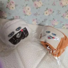 パンどろぼう ふわふわフェイスシュシュ 2個セット　ガチャ