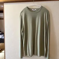 UNIQLO ライトグリーン 長袖セーター XXL