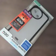 AQUOS sense10用ケースD30 ハイブリッド　ブラックフレームのサムネイル