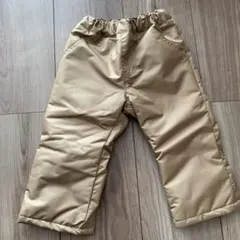 【美品】80センチ 雪遊び用スボン ベージュ