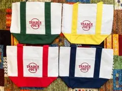 TRADER JOE'S ミニキャンバストートバッグ　4色セット