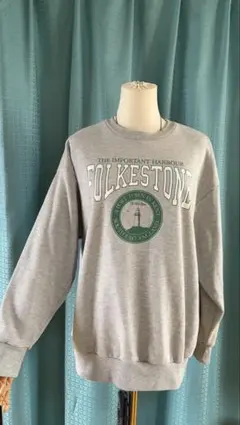 FOLKESTONE カレッジロゴ スウェット