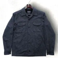 極美品 定価3.7万 CALEE ウール ストライプ メルトン ジャケット M 