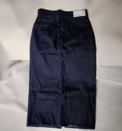 UNIQLO ロングスカート ネイビー　新品・未使用　タグ付