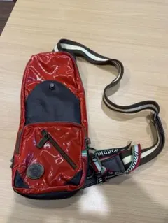 Orobianco ボディバッグ レッド ブラック メンズ ショルダーバッグ
