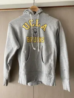 最終値下【チャンピオン】UCLA リバースウィーブ 赤タグ パーカー S　米国製
