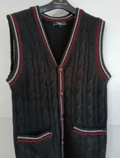 グランパコア　手編み風ベスト　レトロ　ヴィンテージ