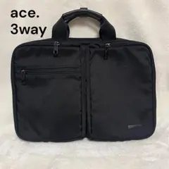 ace. エース 3WAY ビジネスバッグ ブリーフケース リュック ブラック