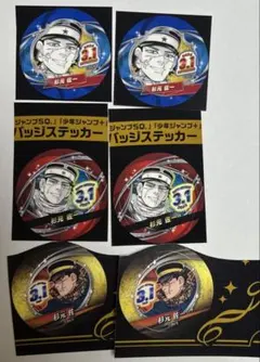 ゴールデンカムイ　杉元佐一　バースデイ缶バッジステッカー・⑥枚