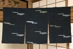 ちりめん　のれん 着物リメイク品 サイズ よこ97×たて50