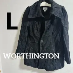 WORTHINGTON ブラック テーラードジャケット Lサイズ