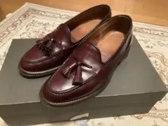 church's　メンズ革靴24cm　タッセルローファー　赤茶　レザーシューズ