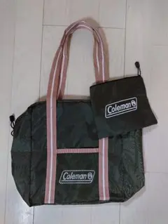 Coleman トートは未使用 軽いオリーブグリーン トートバッグ