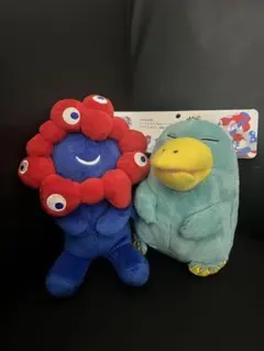 美品✩︎ ミャクミャクとイコちゃん　ぬいぐるみ2体セット　ボールチェーン