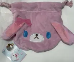 シュガーバニーズ ふわふわ巾着　ももうさ シュガバニ　新品