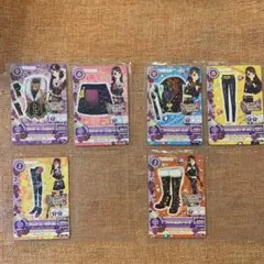 アイカツカード初期　2コーデ　6枚セット　紫吹蘭