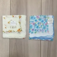 ELLE ハンカチ 2枚セット
