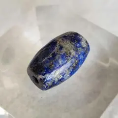 天然石 ラピスラズリ 樽型 ライス 天珠 パーツ e