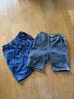 130cm ショートパンツ　2枚セット