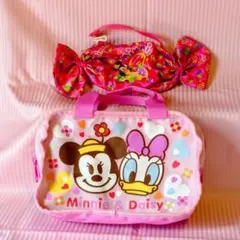 14日までの値引き！ディズニーランド レトロミニー デイジー バッグポーチセット