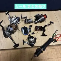 処分特価】スピニングリール8台まとめ売り 大型2台含む ダイワ他 釣具
