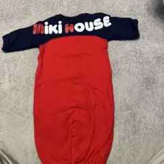 MIKI HOUSE 赤・紺 ロンパース