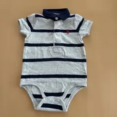 Ralph Lauren ストライプロンパース
