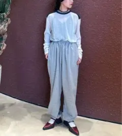ほぼ未使用】6 roku コットンウラケギャザーパンツ - メルカリ