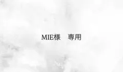 MIE様専用ページ
