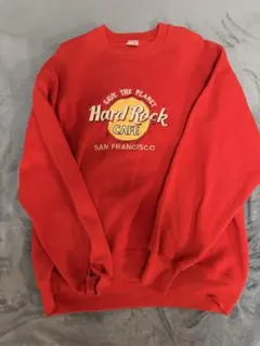 Hard Rock Cafe サンフランシスコ スウェット 赤のサムネイル