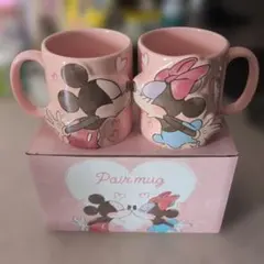 ペアマグディズニー ペアマグカップ （ミッキー＆ミニー） ピンク Disney
