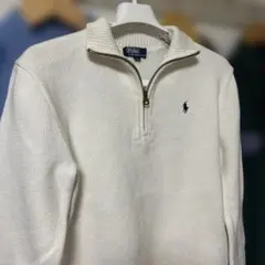 ポロバイラルフローレン・コットンニット/セーター・ホワイト・160サイズ・S相当