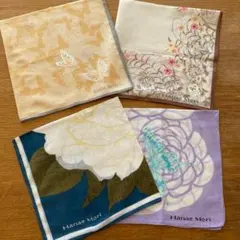 Hanae Mori ハンカチ 4枚セット　新品含む