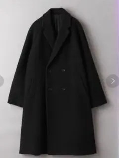 UNITED ARROWS ダブルブレストコートM 黒　新品未使用