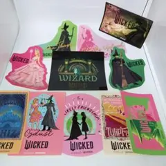 WICKED　ウィキッド　ふたりの魔女　ナムコ　オリジナルステッカー　全11種