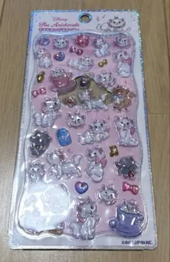 ディズニー　ボンボンドロップシール　マリーちゃん