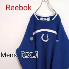 G35【US輸入】Reebok　スウェット【メンズ2XL】ブルー　NFL
