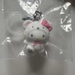 サンリオ　ふわふわスノー　めじるしアクセサリー　キティー