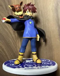 メガハウス G.E.M.　ポケモン シゲル&イーブイ　フィギュア G.E.M.シリーズ ポケットモンスター シゲル＆イーブイ 完成品