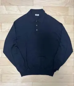 現行 イタリア製 23SS グランサッソ スキッパー ニットポロシャツ 半袖