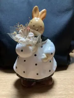 美品＊アンティーク】ファンキーラビット＊オルゴール うさぎ - メルカリ